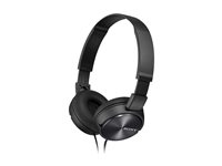 Sony MDR-ZX310AP ZX Series headphones with mic full size wired 3.5 mm jack black