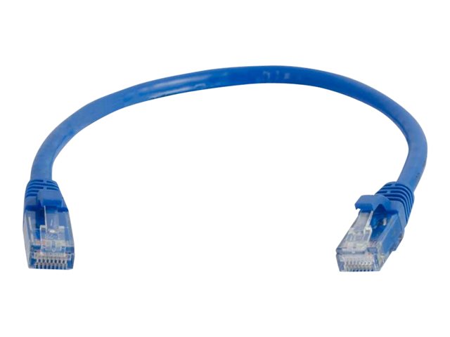 C2G Cat5e Booted Unshielded (UTP) Network Patch Cable - patch kabel - 2 m - modrá – foto 2