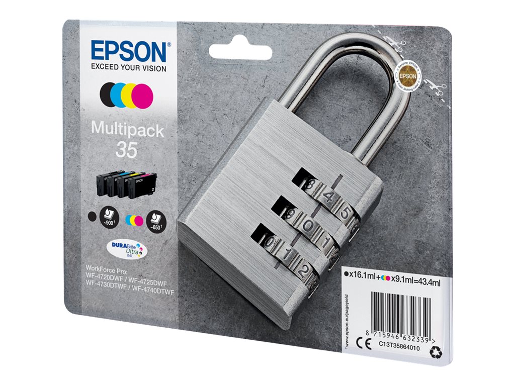 EPSON 2LB 35 Ink Multipack CMYK w/s