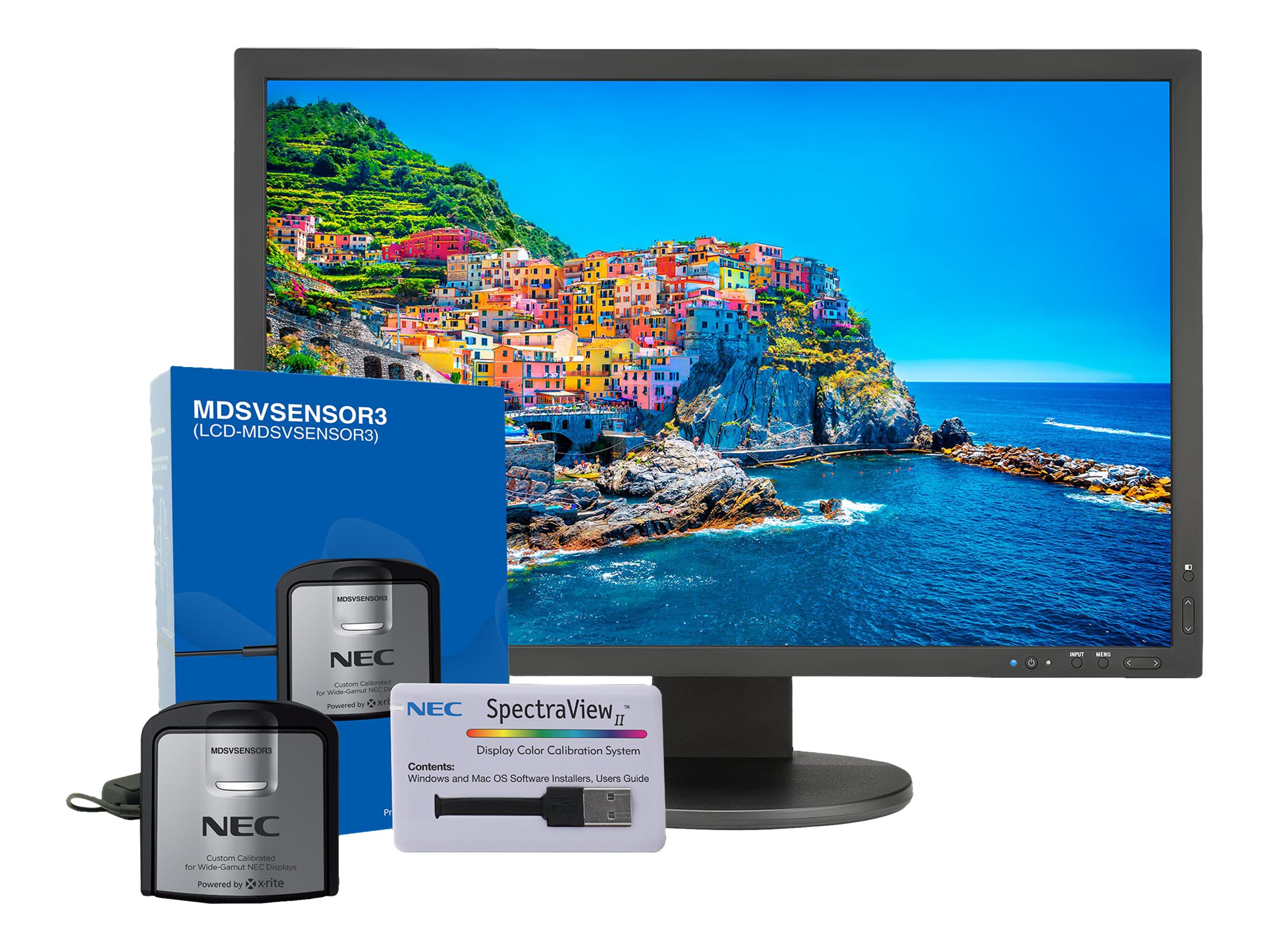 NEC MultiSync PA243W-BK-SV