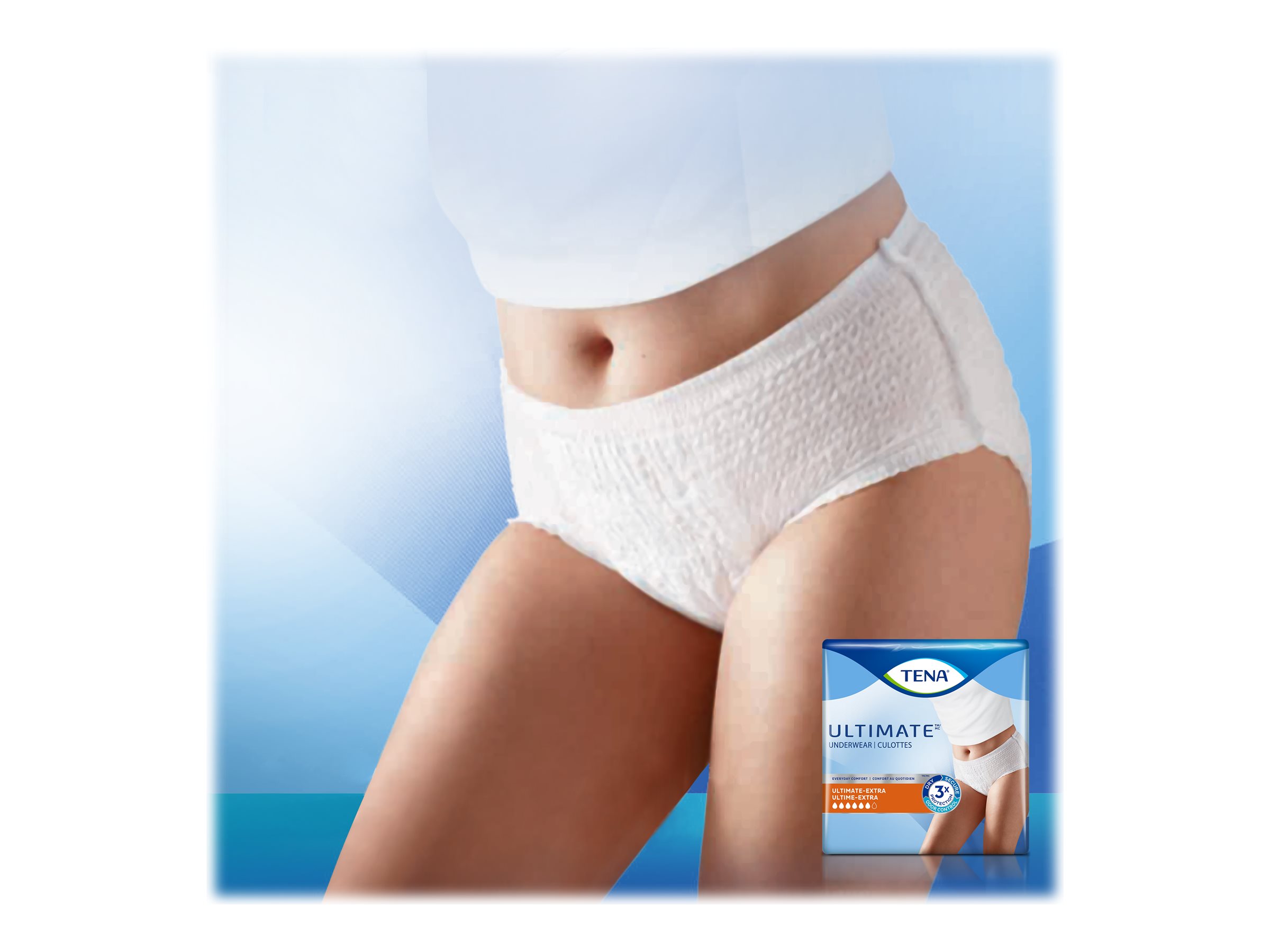TENA Plus Incontinence Underwear, Moderate Absorbency - Unisex Adult, Size  2XL - Simply Medical