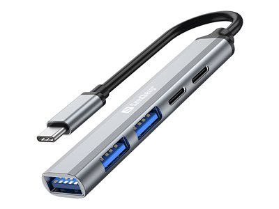 SANDBERG USB-C to 3xUSB-A+2xUSB-C SAVER - 336-50