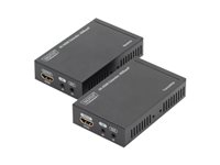 DIGITUS Professional 4K HDMI Extender Set Video/audio/infrarød forlænger