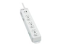 Eaton Tripp Lite Series UL 1363 Medical-Grade Power Strip, 6 Hospital-Grade Outlets, USB Charging, Safety Covers, Antimicrobial, 6 ft. Cord