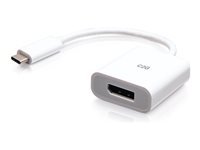 C2G USB-C to DisplayPort Adapter Converter - 4K 60Hz - White