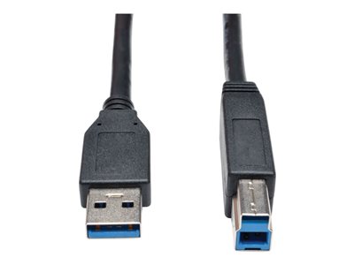 Tripp Lite 3ft USB 3.0 SuperSpeed Device Cable 5 Gbps A Male to B Male Black 3'