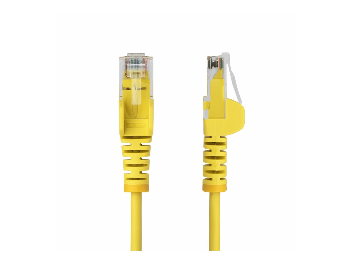 1m Yellow Slim CAT6 Ethernet Cable – foto 3