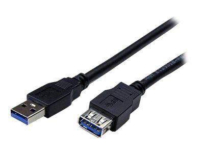 StarTech.com 3m 10 ft USB 3.0 Cable - A to A - M/M - Long USB 3.0 Cable -  USB 3.1 Gen 1 (5 Gbps) (USB3SAA3MBK)