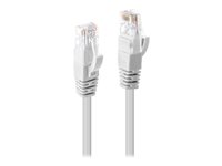 Lindy patch cable - 3 m - white