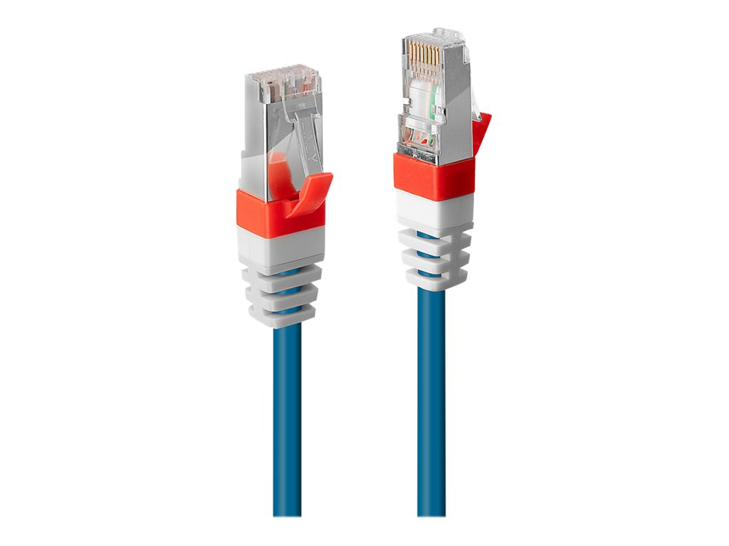 LINDY S/FTP Cat.6A Cable Blue 0.5m