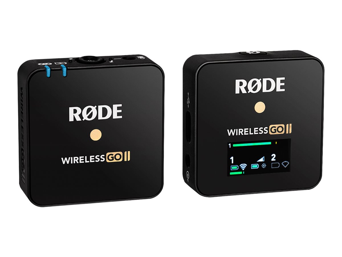 Rode Wireless GO II Digital Microphone System - Black - ROD-WIRELESSGO2SINGLE