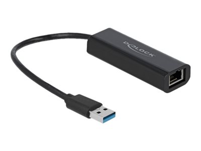 DELOCK Adapter USB 3.1 Typ-A Stecker zu 2,5 Gbit LAN