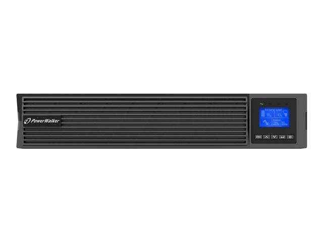 UPS RACK POWERWALKER VFI 1000 ICR IOT PF1 ON-LINE 1000VA 8X IEC C13 USB-B RS-232 LCD 2U