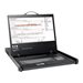Eaton Tripp Lite Series 8-Port Rack Console VGA KVM Switch w/ 19 LCD 1U TAA