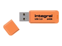 Integral Europe Neon USB 3.0 Flash Drive INFD64GBNEONOR3.0