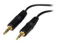 StarTech.com 6 ft. (1.8 m) 3.5mm Audio Cable - 3.5mm Audio Cable - Gold Plated Connectors - Male/Male - Aux Cable (MU6MM) - Audio cable - stereo mini jack (M) to stereo mini jack (M) - 1.8 m - for P/N: ICUSBAUDIO7, SV231QDVIUA, SV231TDVIUA, SV431DL2DU3A, SV431TDVIUA, SV431USBAEGB