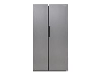 Samsung Køleskab/fryser 409liter Klasse F 243liter Fritstående Platin-inox