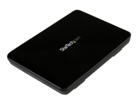 StarTech.com USB 3.1 (10Gbps) Type-C Enclosure - Tool-Free Enclosure - External Hard Drive Enclosure for 2.5in SATA SSD/HDD (S251BPU31C3)