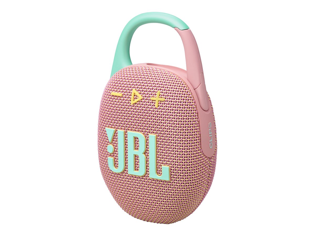 JBL Clip 5 Portable Bluetooth Speaker - Pink - JBLCLIP5PINKAM