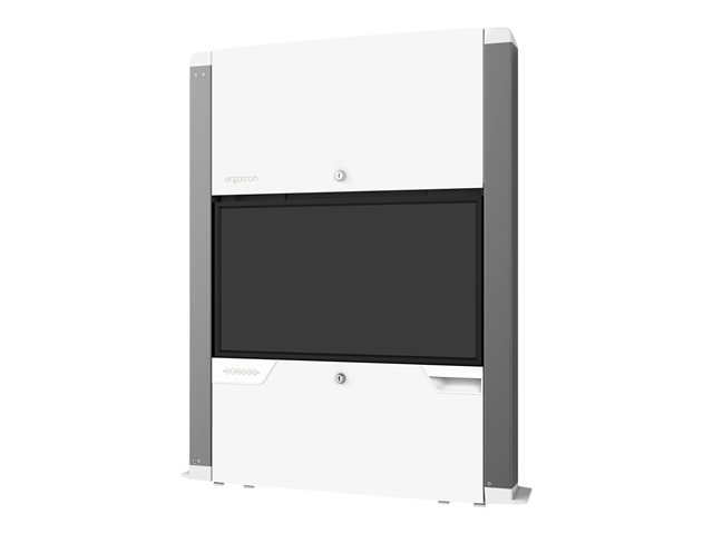 An image of Ergotron CareFit - wall-mounted workstation - snow white