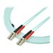 3m Fiber Optic Cable - 10 Gb Aqua - Multimode Dupl
