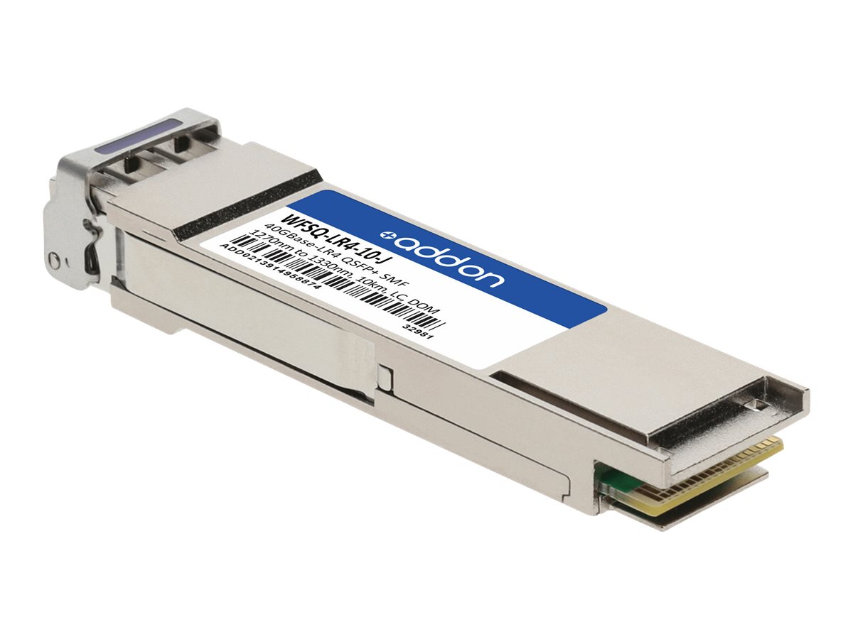 AddOn - QSFP+ transceiver module (equivalent to: Juniper Networks JNP-QSFP-40G-LR4)