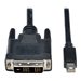 Eaton Tripp Lite Series Mini DisplayPort 1.2 to DVI Adapter Cable (M/M), 1080p, 6 ft. (1.8 m)
