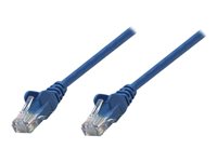 Intellinet Network Patch Cable, Cat5e, 5m, Blue, CCA, U/UTP, PVC, RJ45, Gold Plated Contacts, Snagless, Booted, Lifetime Warr