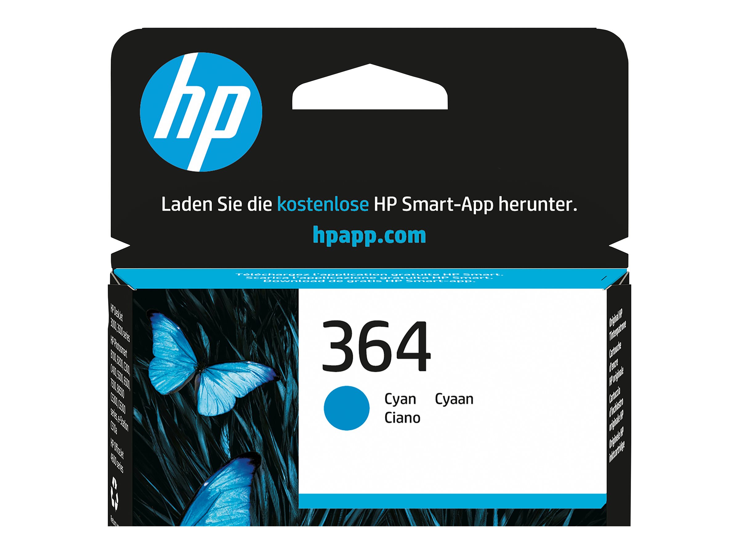 Hp 364 Cyan Original Ink Cartridge