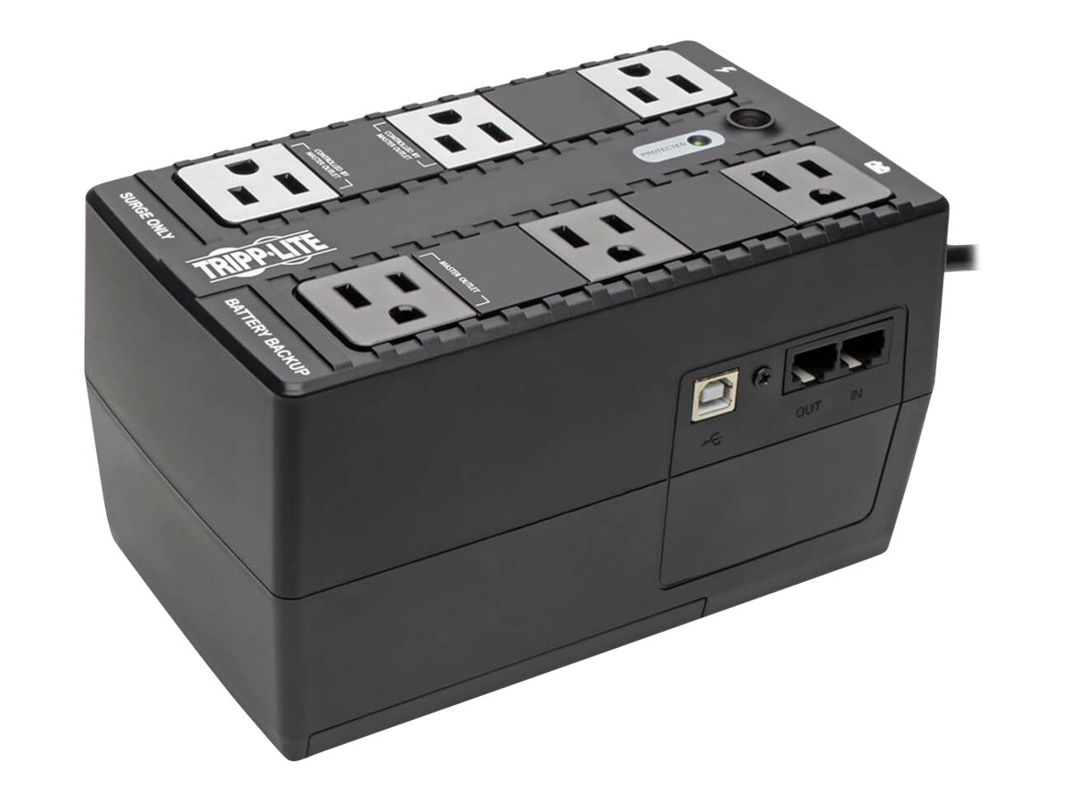 Tripp Lite UPS 350VA 210W Eco Green Battery Back Up Compact 120V USB RJ11