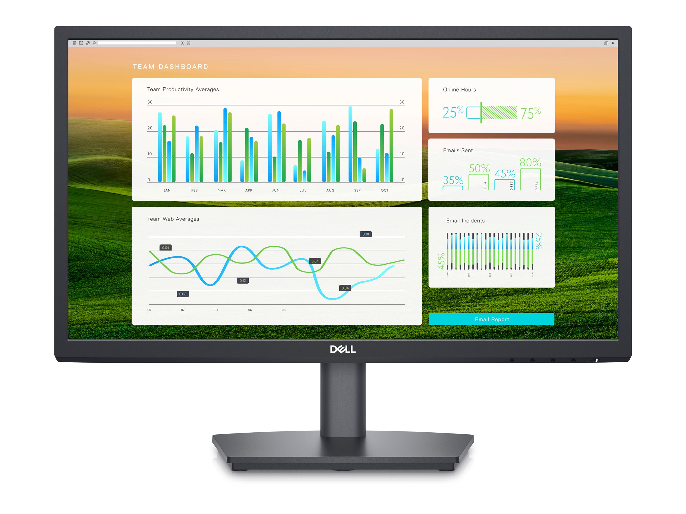 Dell E2222HS - LED monitor