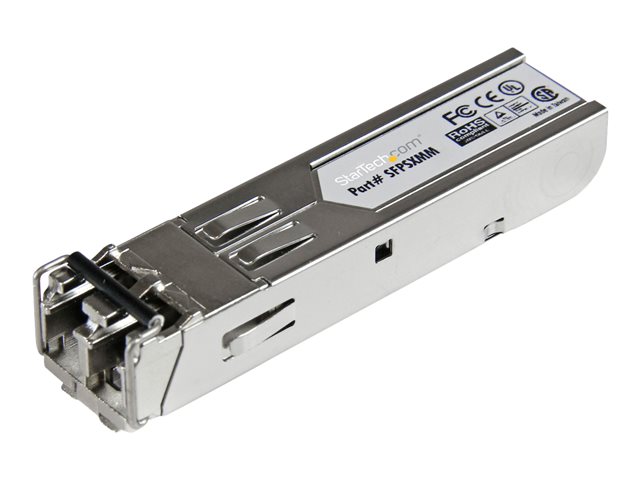 Startechcom Msa Uncoded Compatible Sfp Module 1000base Sx 1gbe Multi Mode Mmf Fiber Optic Transceiver 1ge Gigabit Ethernet Sfp Lc Connector 550m 850nm Ddm 1gbps Mini Gbic Module Lifetime Warranty Sfpsxmm Sfp Mini Gbic Transceiver Module 1gbe