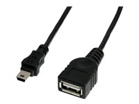 StarTech.com USB 2.0 USB-kabel 30cm Sort