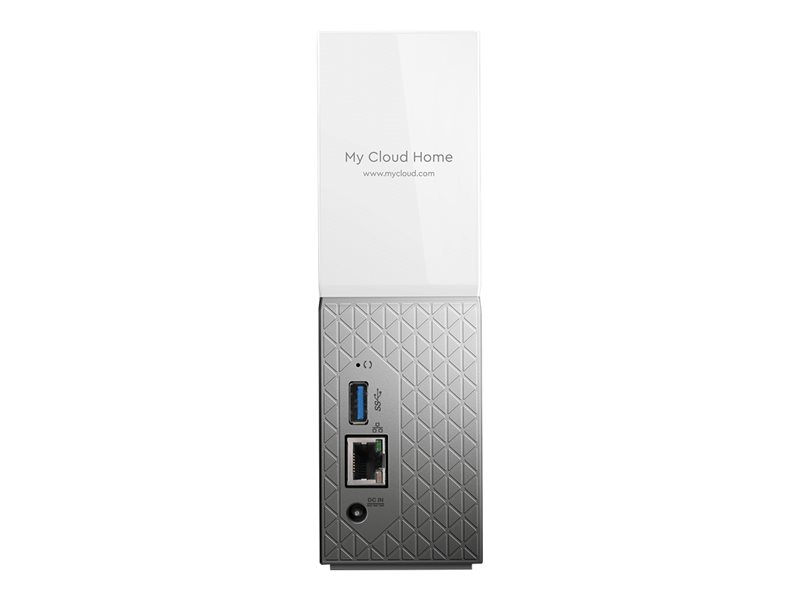 WD My Cloud Home WDBVXC0040HWT - Gerät für persönlichen Cloudspeicher - 4 TB - HDD 4 TB x 1 - RAM 1 GB - Gigabit Ethernet