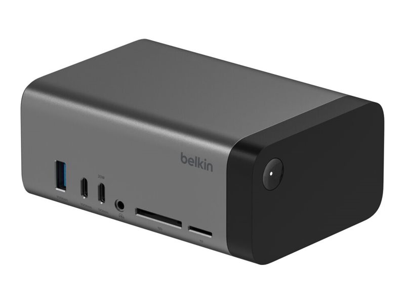 Belkin CONNECT 11-in-1 Pro docking station USB-C 2 x HDMI USB-C Product shot Right-angle 79550