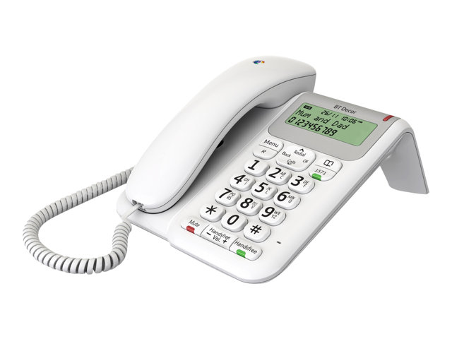 Bt Decor 2200 Corded Phone With Caller Id Call Waiting