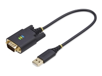 StarTech.com 1ft (30cm) USB to Serial Adapter Cable, COM Retention, RS232