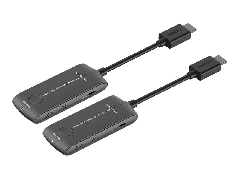 Lenkeng LKV488MINI transmitter and receiver video/audio extender Product shot Left-angle 79450