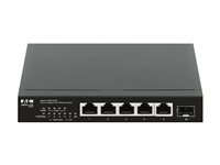 Eaton Tripp Lite series Desktop Gigabit Ethernet Unmanaged Switch PoE+ Pass-Through 5-Port 2.5 Gbps 70W Metal - switch - 5 ports - unmanaged - TAA Compliant