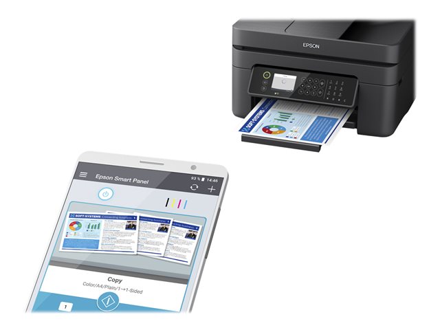 C11cg31403 Epson Workforce Wf 2870dwf Multifunction Printer Colour Currys Business 9232