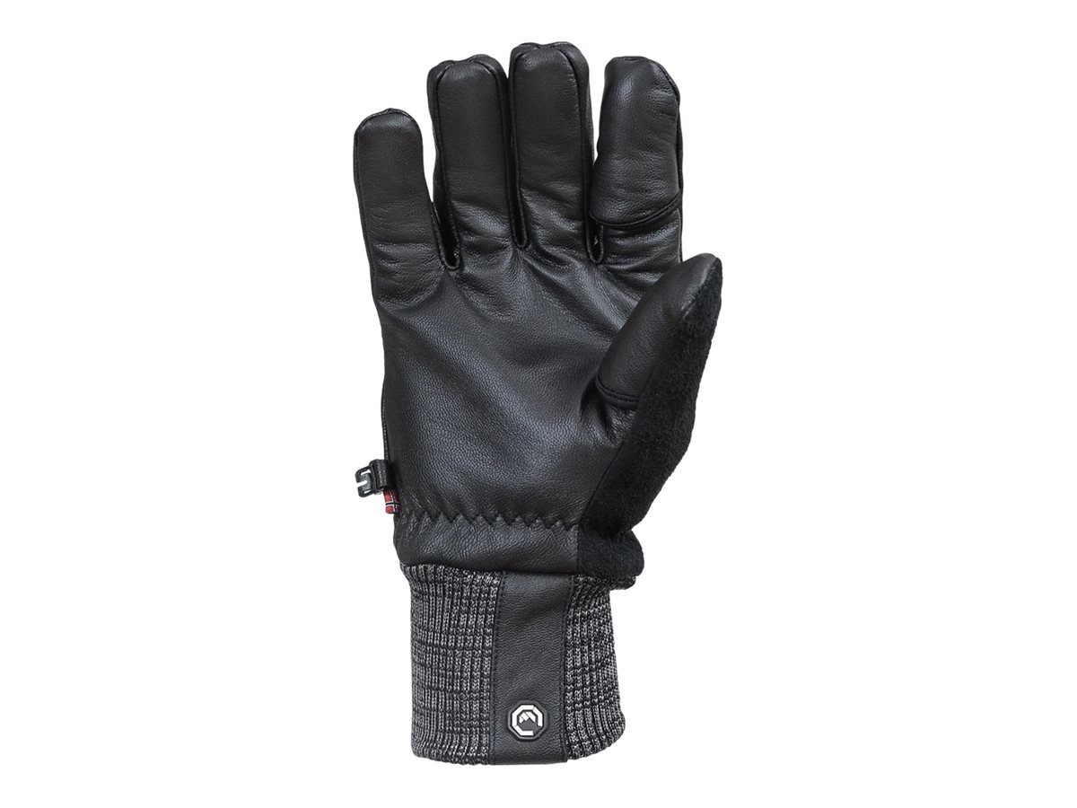 Mens small online black leather gloves