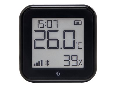 Capteur de Température et Humidité Shelly H&T Gen3 Wi-Fi Bluetooth Noir Autonomie Prolongée