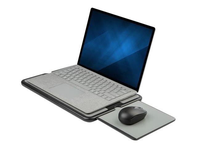 Image of StarTech.com Lap Desk - For 13" / 15" Laptops - Portable Notebook Lap Pad - Retractable Mouse Pad - Anti-Slip Heat-Guard Surface (NTBKPAD) - notebook pad