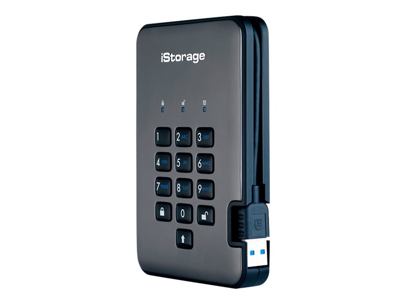 iStorage diskAshur PRO SSD - SSD - 4 To - USB 3.1 - Conformit TAA