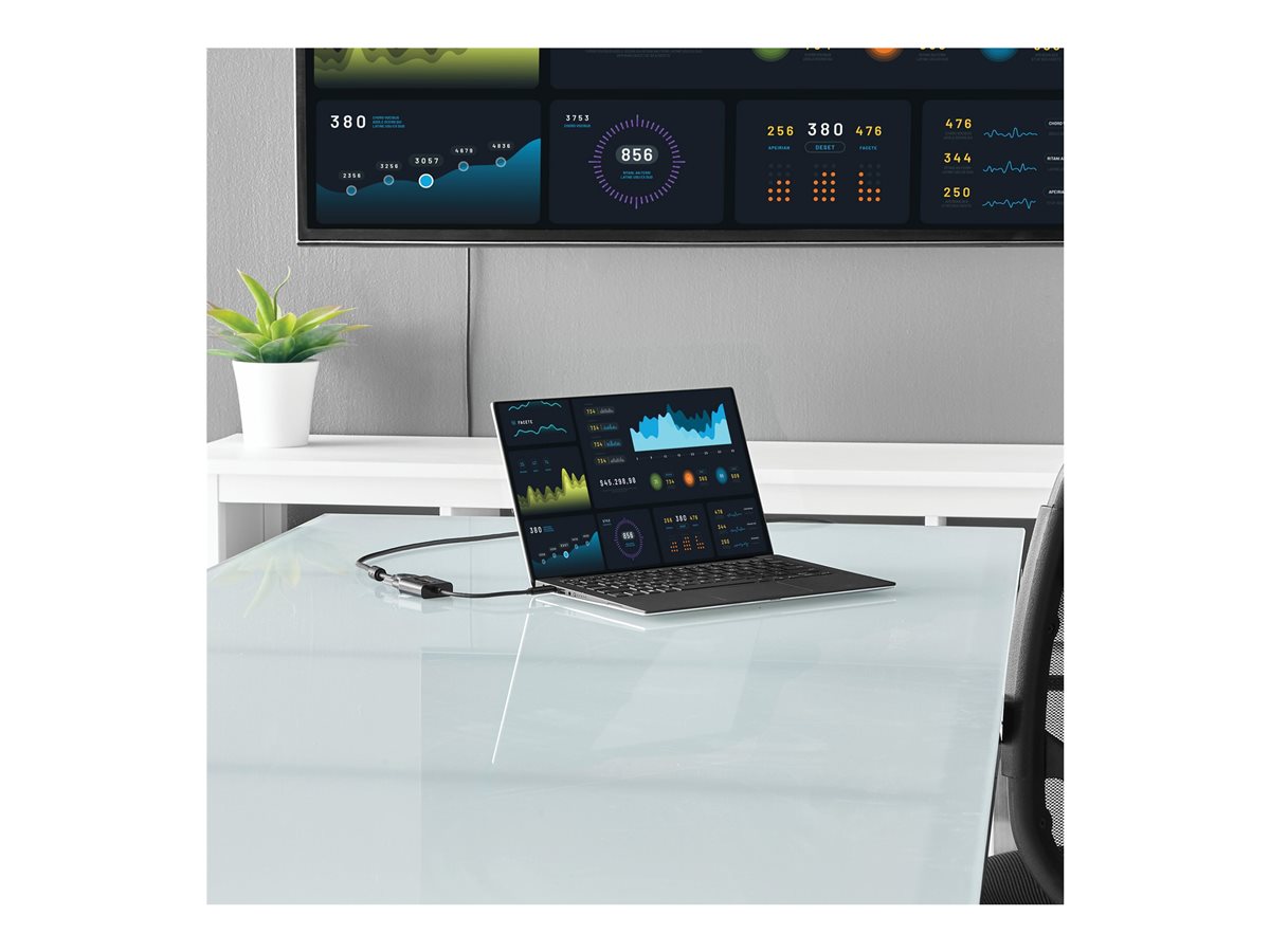 StarTech.com USB-C to VGA Adapter - Black - 1080p - Video Converter For Your MacBook Pro - USB C to VGA Display Dongle (CDP2VGA) - Adaptér USB/VGA - USB-C do HD-15 (VGA) - 18 cm – foto 6