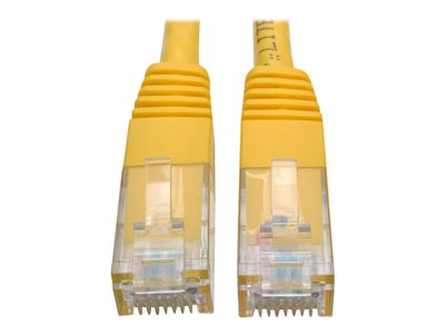 Tripp Lite 7ft Cat6 Gigabit Molded Patch Cable RJ45 M/M 550MHz 24AWG Yellow 7'