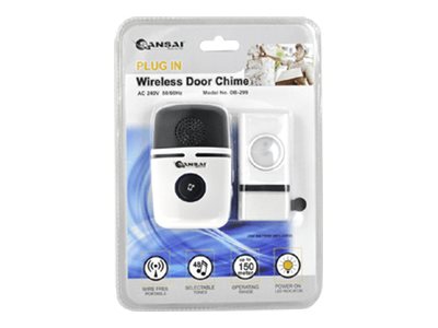Sansai doorbell and chime AC Package view Front 76650