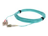 AddOn 5m LC to SC OM4 Aqua Patch Cable