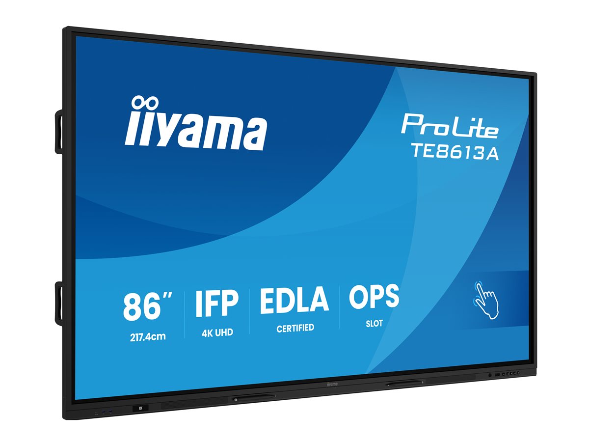 iiyama ProLite TE8613A-B3AG 86" Třída (85.6" zobrazitelný) displej LCD s LED podsvícením - 4K - pro digital signage / interaktivní komunikace – foto 4
