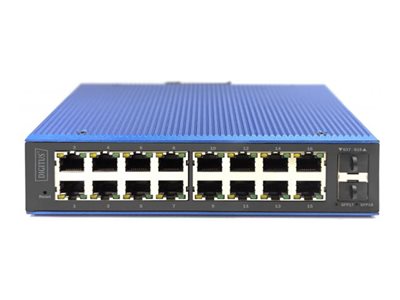 DIGITUS Switch 16+2 -Port L2 managed Gigabit